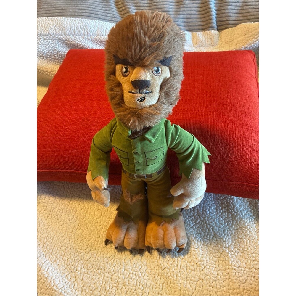 Universal Studios Monsters The Wolf Man Plush NWOT  Green Brown